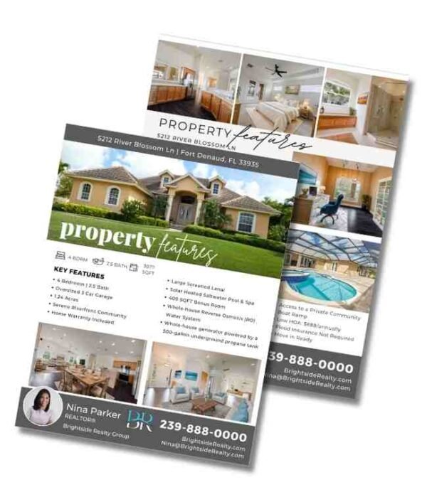 property feature sheet